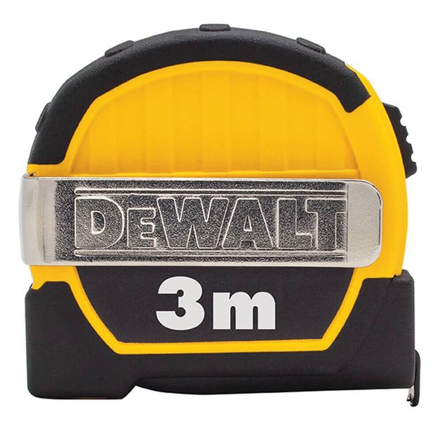 Рулетка DeWALT DWHT36098-1 3м, 19мм, с фиксатором и креплением, фото  | SNABZHENIE.com.ua