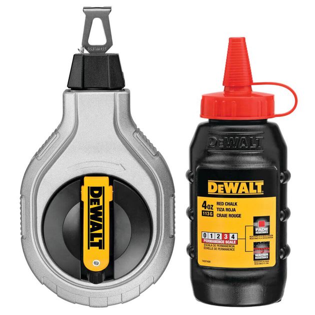 Шнур разметочный 30 м с меловым порошком DeWALT DWHT47408-0, фото  | SNABZHENIE.com.ua