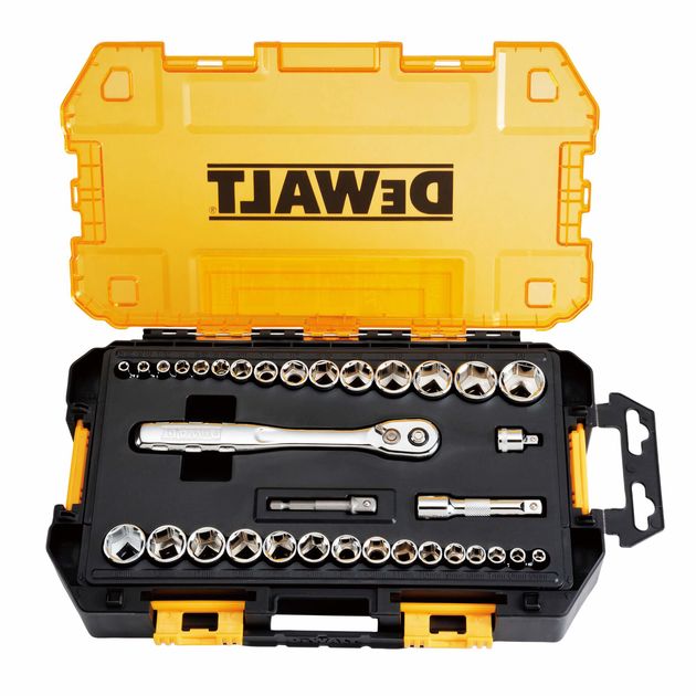 Набор головок DeWALT 1/4, 3/8, 34 предмета DWMT45034-0, фото  | SNABZHENIE.com.ua