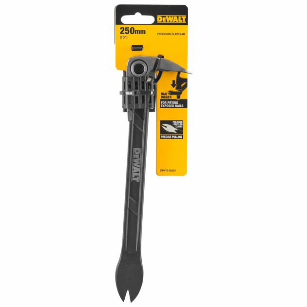 Гвоздодер з пружинної сталі, L=25 см DeWALT DWHT0-55524, фото  | SNABZHENIE.com.ua