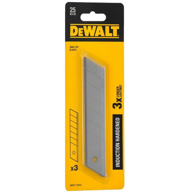 Лезвя запасні шириною 25 мм з відламуються сегментами DeWALT DWHT11726-0, фото , зображення 3 | SNABZHENIE.com.ua Лезвя запасні шириною 25 мм з відламуються сегментами DeWALT DWHT11726-0, фото , зображення 3 | SNABZHENIE.com.ua