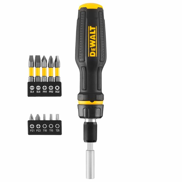 Отвертка FULL FIT Telescoping, 10 сменных бит DeWALT DWHT68001-0, фото , изображение 2 | SNABZHENIE.com.ua Отвертка FULL FIT Telescoping, 10 сменных бит DeWALT DWHT68001-0, фото , изображение 2 | SNABZHENIE.com.ua