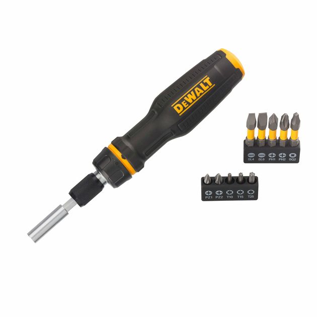 Отвертка FULL FIT Telescoping, 10 сменных бит DeWALT DWHT68001-0, фото , изображение 3 | SNABZHENIE.com.ua Отвертка FULL FIT Telescoping, 10 сменных бит DeWALT DWHT68001-0, фото , изображение 3 | SNABZHENIE.com.ua