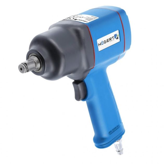 Пневматический ударный гайковерт 1/2", 1500 Нм HOEGERT HT4R623, фото  | SNABZHENIE.com.ua