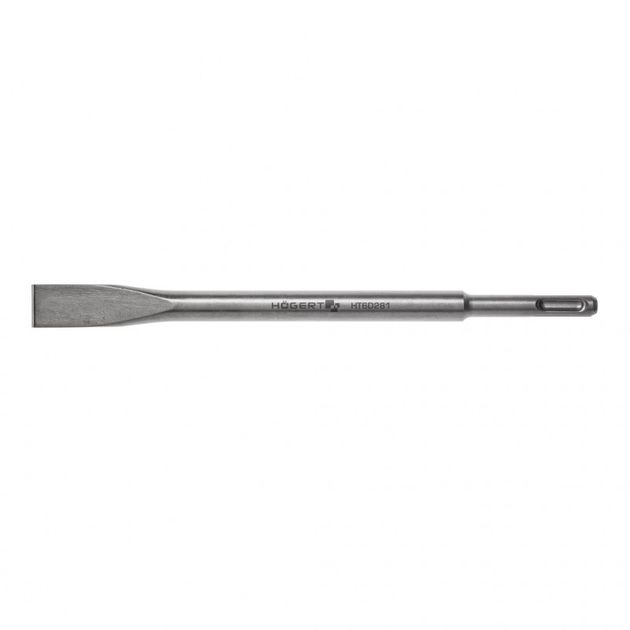 Зубило плоске SDS+ 20 x 14 x 250 мм HOEGERT HT6D281, фото  | SNABZHENIE.com.ua