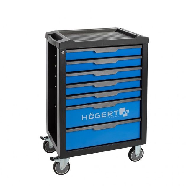 Тележка для инструментов HOEGERT HT7G048, 7 ящиков, фото  | SNABZHENIE.com.ua
