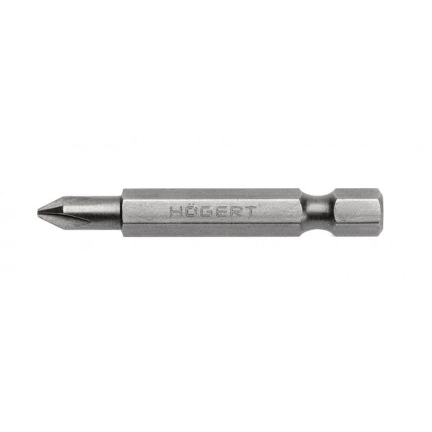 Биты PH1, 50 мм, сталь S2, 2 шт. HOEGERT HT1S310, фото  | SNABZHENIE.com.ua