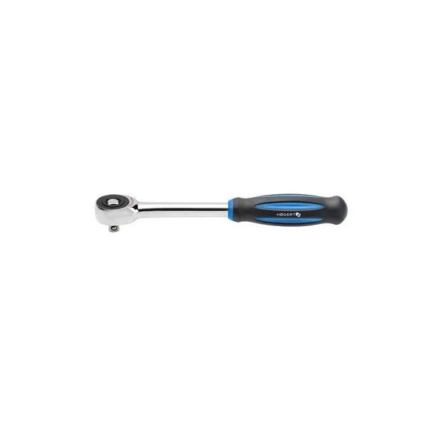 Ротационная трещотка 1/2", 60T, CrMo, с рукояткой HOEGERT HT1R372, фото  | SNABZHENIE.com.ua