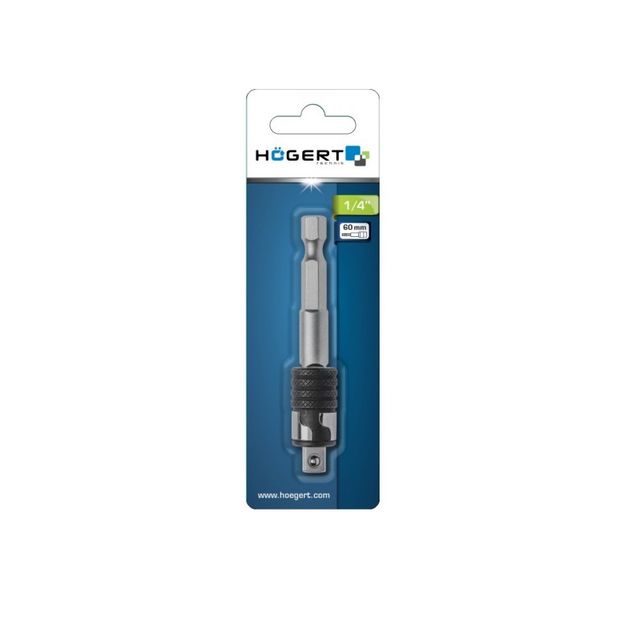 HOEGERT Держатель 1/4" торцевих головок і біт, фото , зображення 2 | SNABZHENIE.com.ua HOEGERT Держатель 1/4" торцевих головок і біт, фото , зображення 2 | SNABZHENIE.com.ua