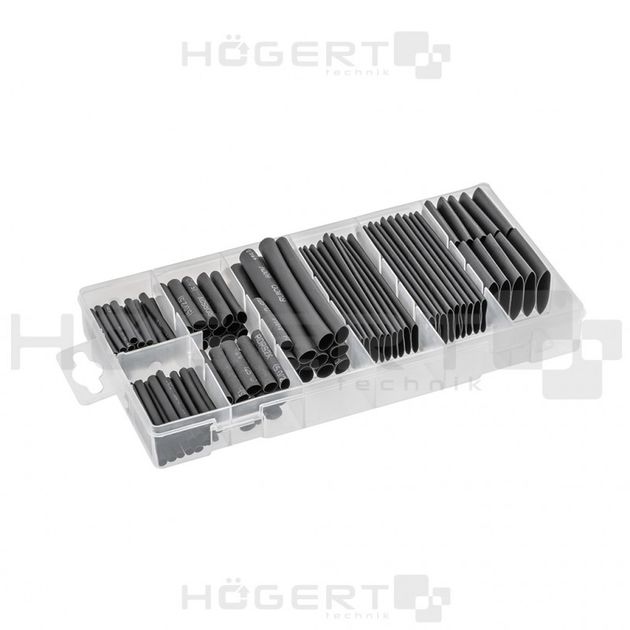 Набор термоусадочных трубок HOEGERT HT8G501, 127 шт., фото  | SNABZHENIE.com.ua
