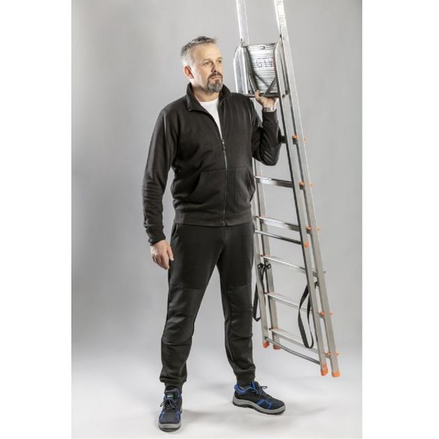 Толстовка спортивная HOEGERT черная, хлопковая, фото , изображение 5 | SNABZHENIE.com.ua Толстовка спортивная HOEGERT черная, хлопковая, фото , изображение 5 | SNABZHENIE.com.ua