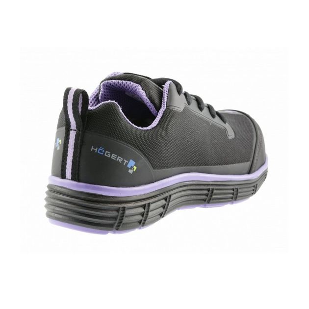 HOEGERT Полуботинки робочі MILDE жіночі, S1, SRC, чорнo-фіолетові, фото , зображення 5 | SNABZHENIE.com.ua HOEGERT Полуботинки робочі MILDE жіночі, S1, SRC, чорнo-фіолетові, фото , зображення 5 | SNABZHENIE.com.ua