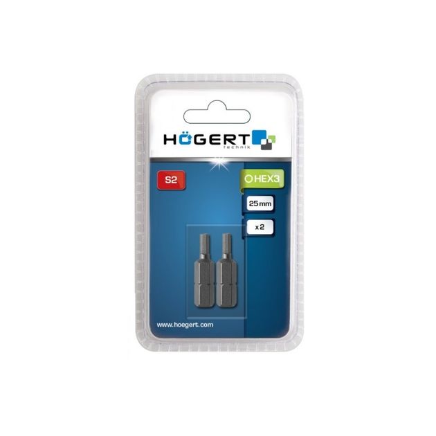 Биты HEX 6,25 мм, 2 шт. HOEGERT HT1S346, фото , изображение 2 | SNABZHENIE.com.ua Биты HEX 6,25 мм, 2 шт. HOEGERT HT1S346, фото , изображение 2 | SNABZHENIE.com.ua