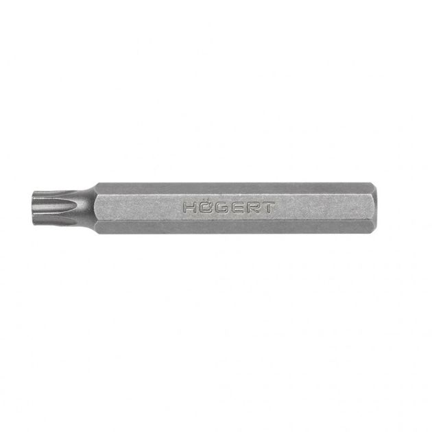 Бита TORX 40, 75 мм, M10, сталь S2 HOEGERT HT1S850, фото  | SNABZHENIE.com.ua