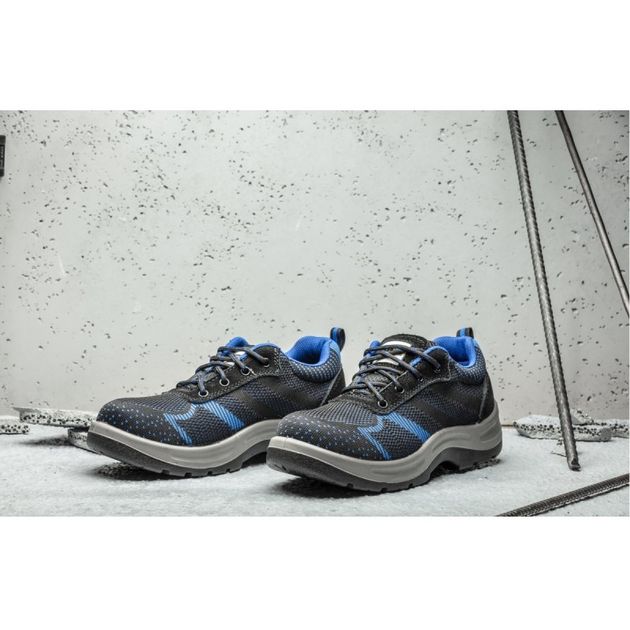 HOEGERT Полуботинки робочі BILAU S1 SRC, чорнo-сині, фото , зображення 2 | SNABZHENIE.com.ua HOEGERT Полуботинки робочі BILAU S1 SRC, чорнo-сині, фото , зображення 2 | SNABZHENIE.com.ua