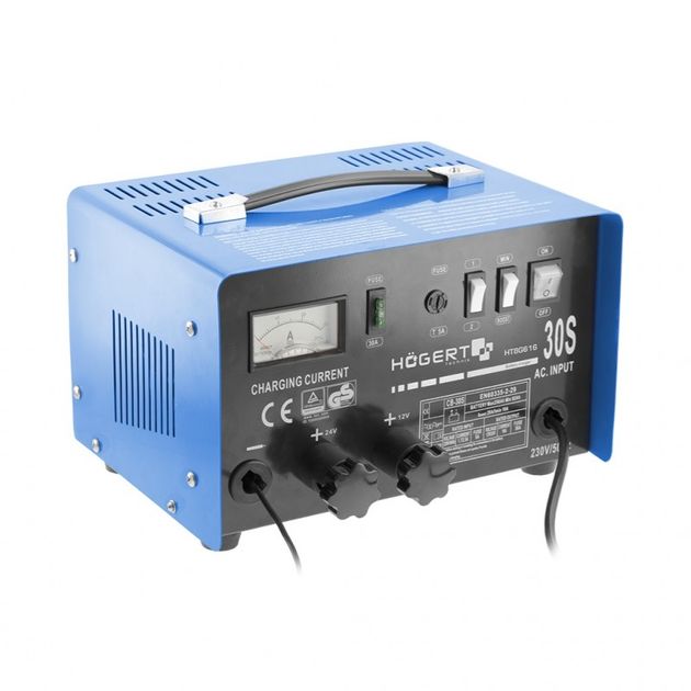 Зарядное устройство HOEGERT HT8G616 12V/24V, макс. нагрузка 14-26А, фото  | SNABZHENIE.com.ua