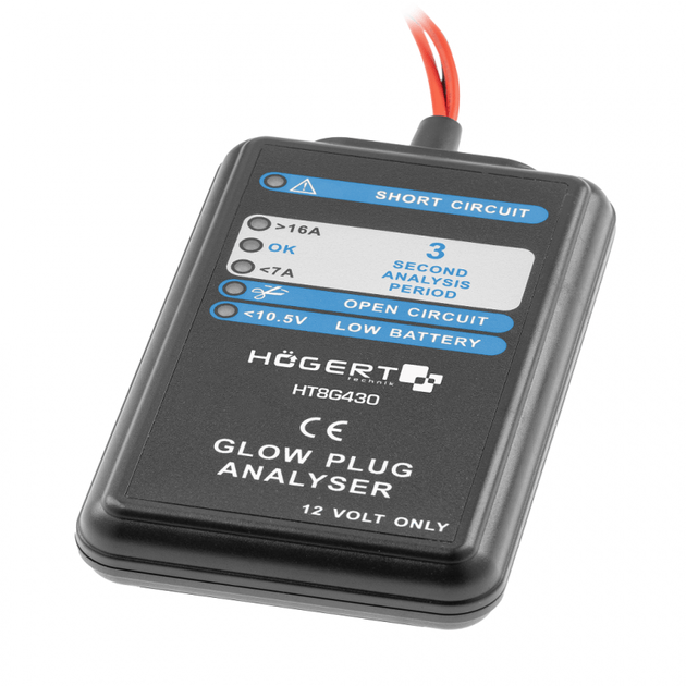 Тестер свечей накаливания HOEGERT HT8G430, фото  | SNABZHENIE.com.ua