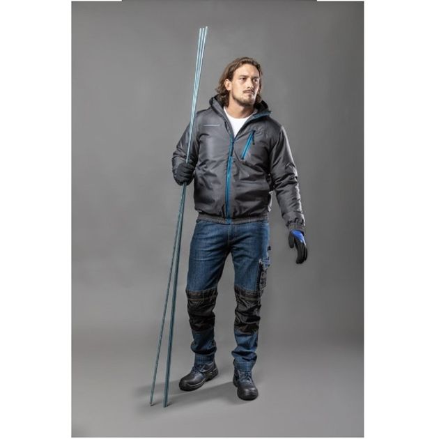 Утепленная куртка Bomber MOZEL, графит, HOEGERT, фото , изображение 3 | SNABZHENIE.com.ua Утепленная куртка Bomber MOZEL, графит, HOEGERT, фото , изображение 3 | SNABZHENIE.com.ua