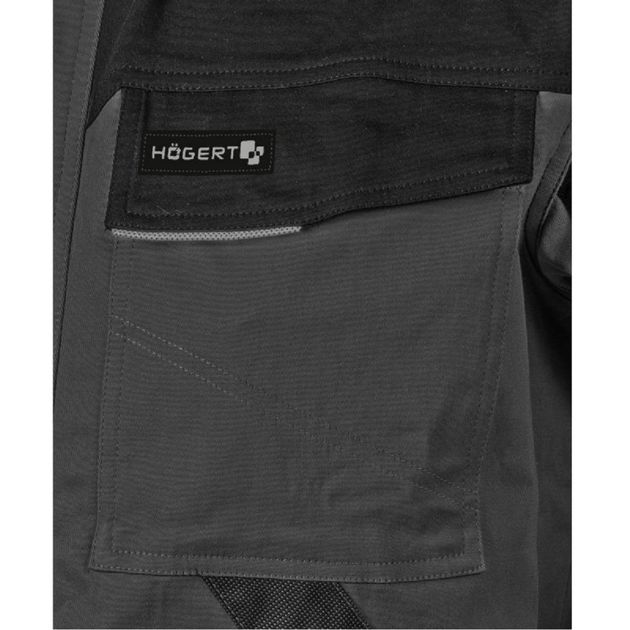 Куртка рабочая HOEGERT EDGAR, темно-серая, фото , изображение 8 | SNABZHENIE.com.ua Куртка рабочая HOEGERT EDGAR, темно-серая, фото , изображение 8 | SNABZHENIE.com.ua