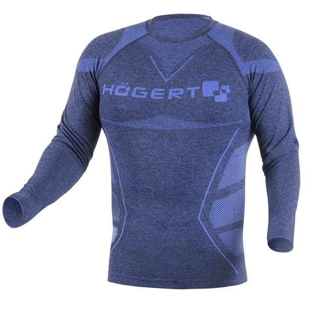 Термоодежда HOEGERT - бесшовная кофта OSTE, синий цвет, фото  | SNABZHENIE.com.ua