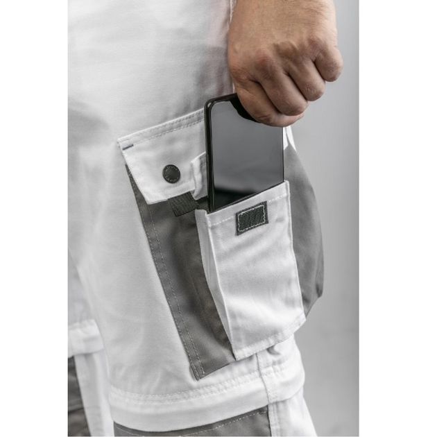 HOEGERT Брюки робочі SALM білі, фото , зображення 5 | SNABZHENIE.com.ua