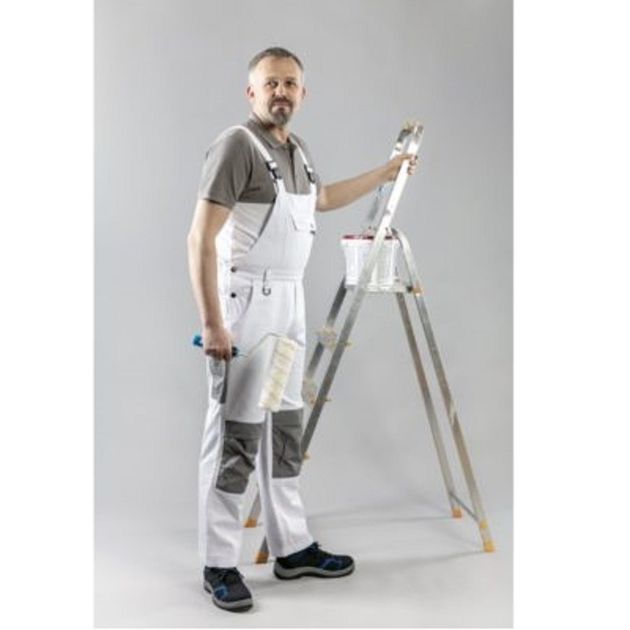 Рабочий комбинезон HOEGERT SALM белый, фото , изображение 3 | SNABZHENIE.com.ua