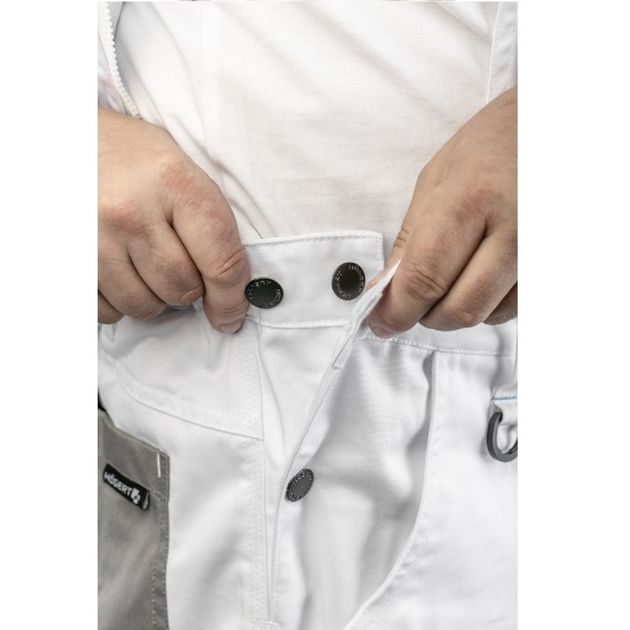 Рабочий комбинезон HOEGERT SALM белый, фото , изображение 7 | SNABZHENIE.com.ua