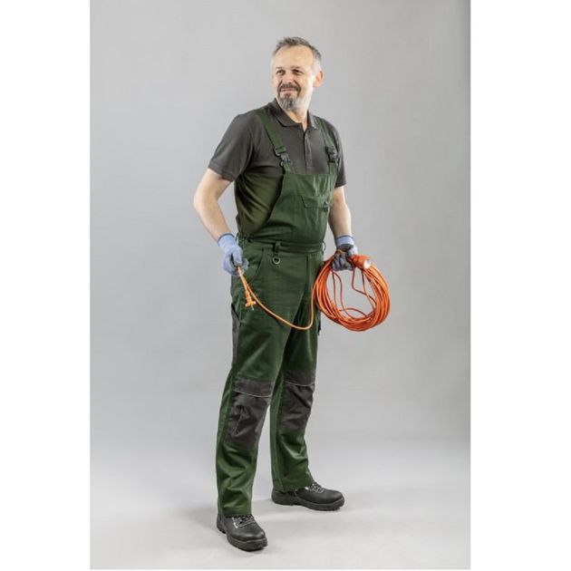 Полукомбинезон HOEGERT RUWER темно-зеленый рабочий, фото , изображение 3 | SNABZHENIE.com.ua Полукомбинезон HOEGERT RUWER темно-зеленый рабочий, фото , изображение 3 | SNABZHENIE.com.ua
