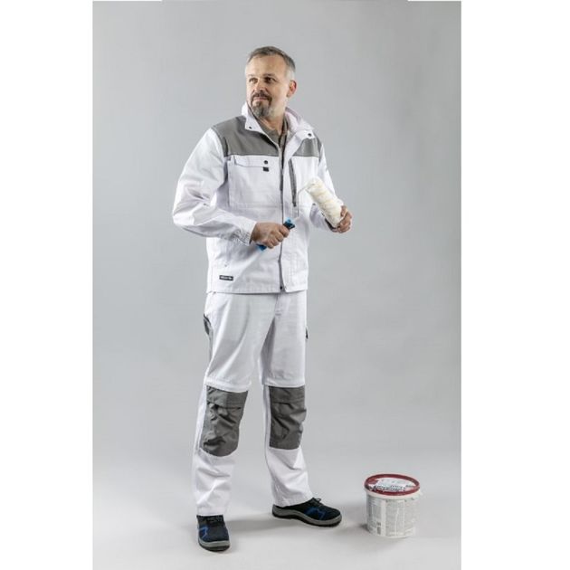 Рабочая куртка HOEGERT SALM, белая, фото , изображение 3 | SNABZHENIE.com.ua Рабочая куртка HOEGERT SALM, белая, фото , изображение 3 | SNABZHENIE.com.ua