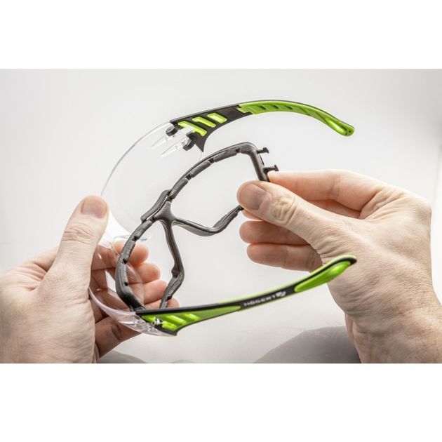 HOEGERT Очки захисні прозорі LOTZEN, універсальний розмір, фото , зображення 5 | SNABZHENIE.com.ua
