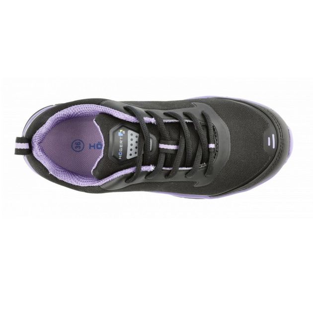 Полуботинки робочі HOEGERT MILDE жіночі, S1, SRC, чорнo-фіолетові, фото , зображення 6 | SNABZHENIE.com.ua Полуботинки робочі HOEGERT MILDE жіночі, S1, SRC, чорнo-фіолетові, фото , зображення 6 | SNABZHENIE.com.ua