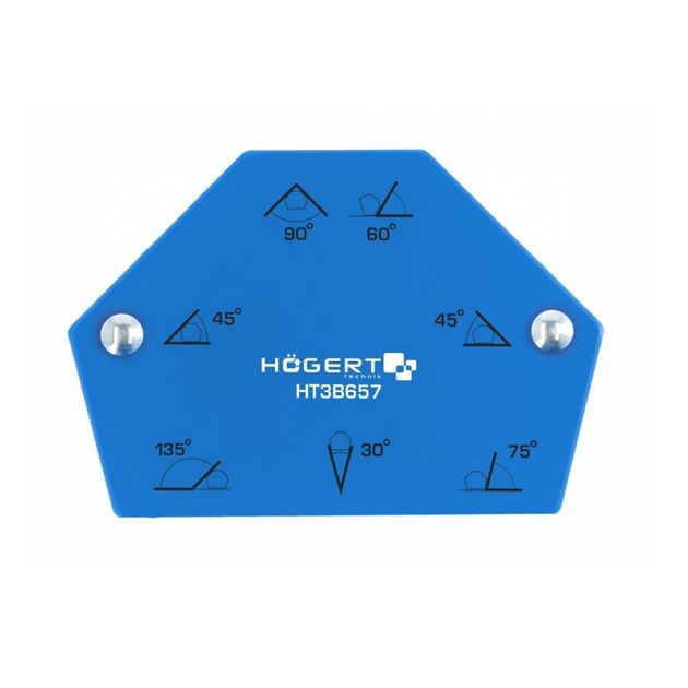 Магнитный угольник шестигранный 11,5 кг, 100 х 69 х 16 мм HOEGERT, фото  | SNABZHENIE.com.ua