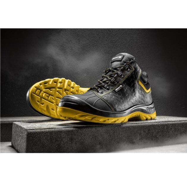 Ботинки защитные HOEGERT BERKEL S1P SRC, черно-желтые, фото , изображение 2 | SNABZHENIE.com.ua Ботинки защитные HOEGERT BERKEL S1P SRC, черно-желтые, фото , изображение 2 | SNABZHENIE.com.ua