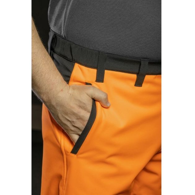 Брюки сигнальные HOEGERT SOFTSHELL TRAUN, оранжевые, фото , изображение 6 | SNABZHENIE.com.ua Брюки сигнальные HOEGERT SOFTSHELL TRAUN, оранжевые, фото , изображение 6 | SNABZHENIE.com.ua