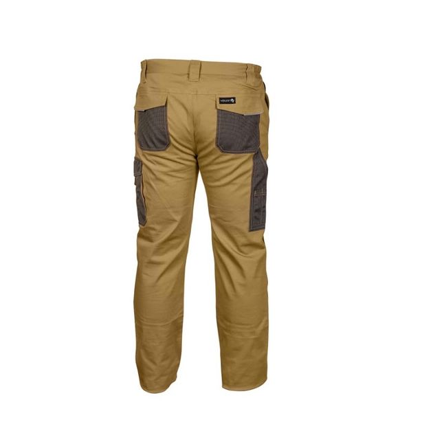 Рабочие брюки HOEGERT EDGAR бежевые, фото , изображение 2 | SNABZHENIE.com.ua