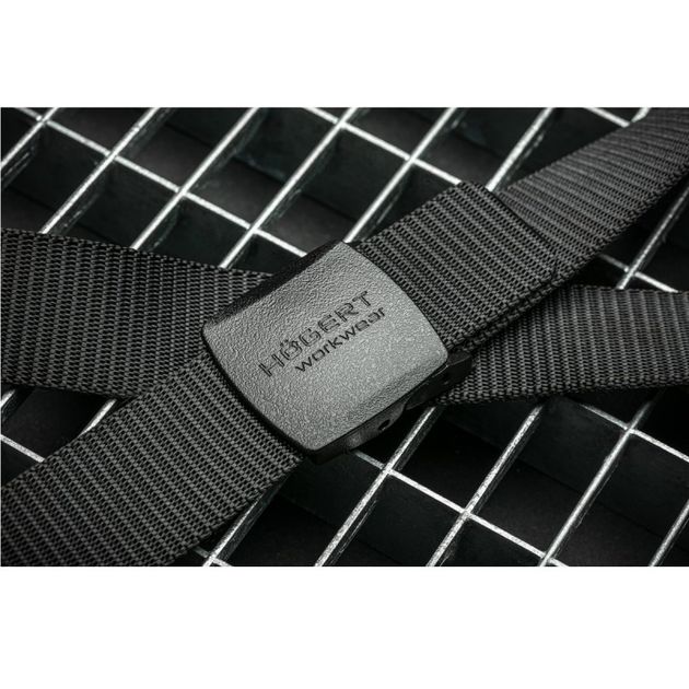 Ремень HOEGERT SOGEL черный с пластиковой пряжкой, фото , изображение 2 | SNABZHENIE.com.ua