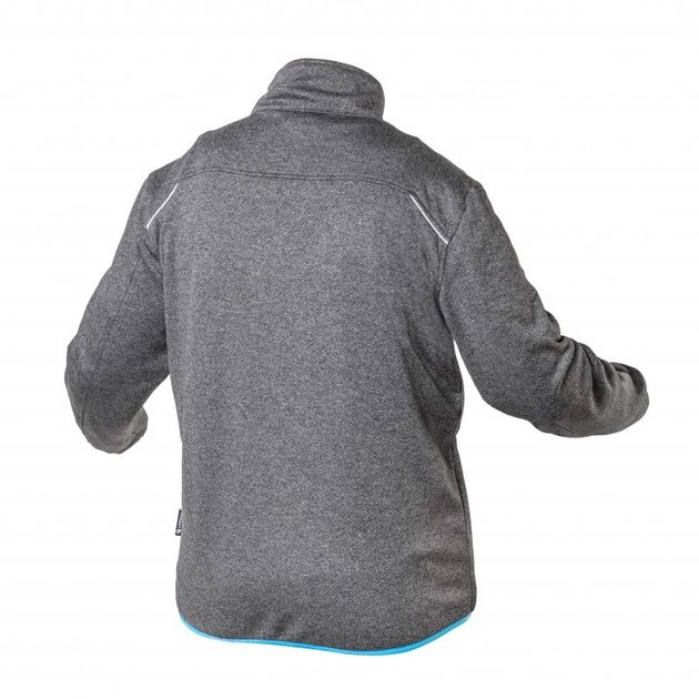 Блузка рабочая HOEGERT NISTER, серый меланж, фото , изображение 2 | SNABZHENIE.com.ua