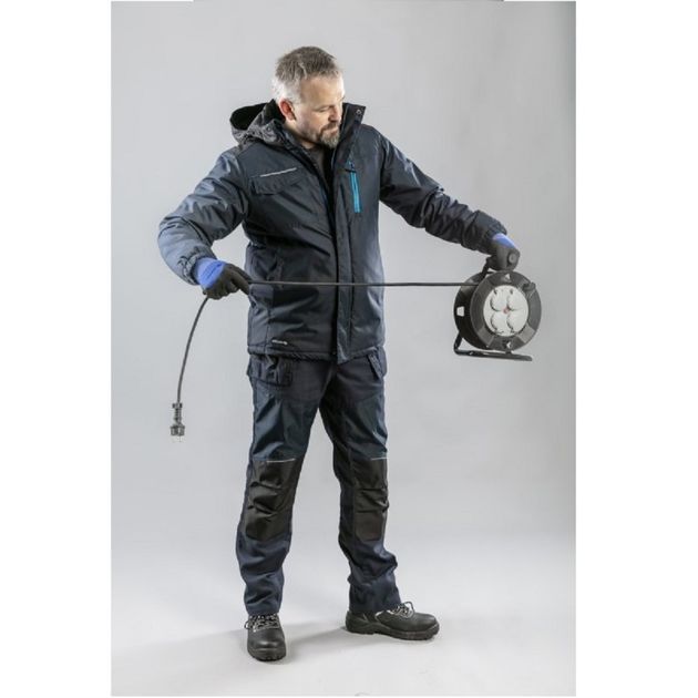 Комплект утепленной рабочей одежды HOEGERT, темно-синий, фото , изображение 2 | SNABZHENIE.com.ua