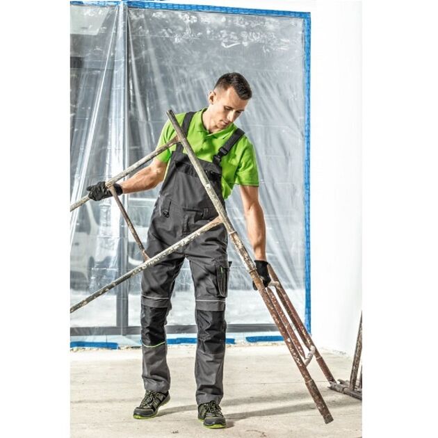 Брюки рабочие HOEGERT LEMBERG темно-серые, фото , изображение 3 | SNABZHENIE.com.ua