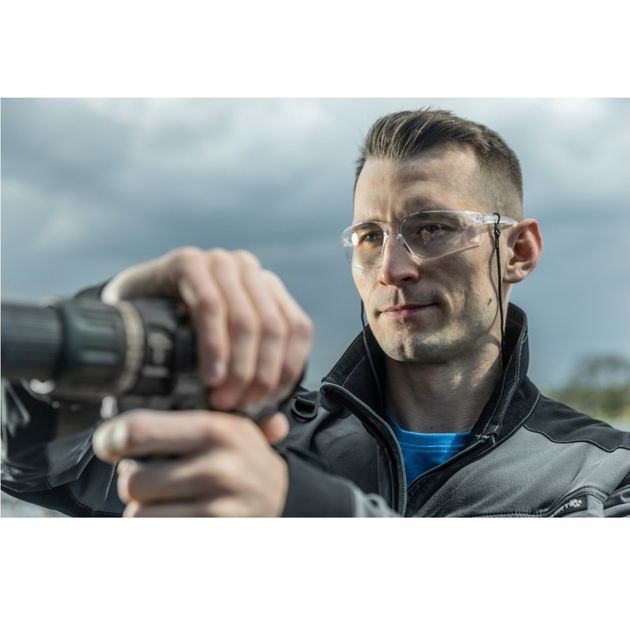 Очки защитные HOEGERT SAUER прозрачные, универсальный размер, фото , изображение 4 | SNABZHENIE.com.ua Очки защитные HOEGERT SAUER прозрачные, универсальный размер, фото , изображение 4 | SNABZHENIE.com.ua