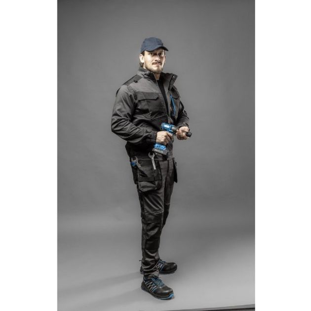 HOEGERT Куртка робоча еластична WURNITZ темно-сіра, фото , зображення 3 | SNABZHENIE.com.ua HOEGERT Куртка робоча еластична WURNITZ темно-сіра, фото , зображення 3 | SNABZHENIE.com.ua