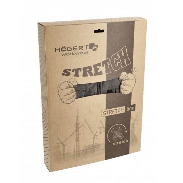 Куртка рабочая HOEGERT TAUBER 4-way stretch, темно-серая, фото , изображение 10 | SNABZHENIE.com.ua Куртка рабочая HOEGERT TAUBER 4-way stretch, темно-серая, фото , изображение 10 | SNABZHENIE.com.ua
