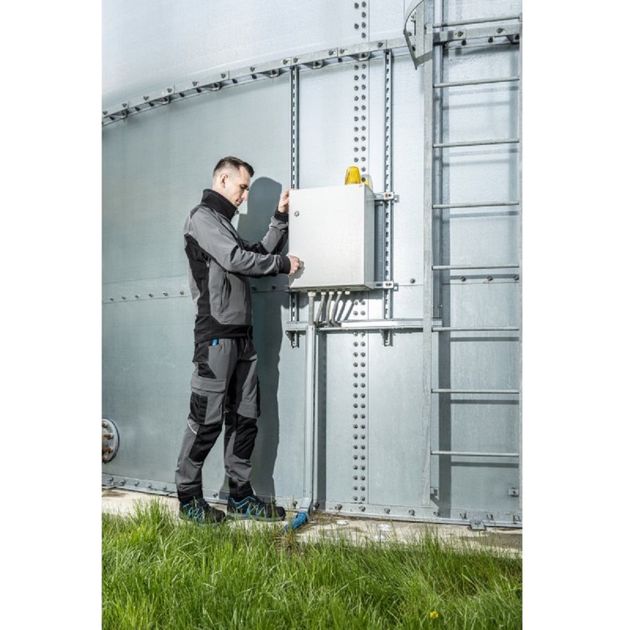 Куртка рабочая HOEGERT TAUBER 4-way stretch, темно-серая, фото , изображение 7 | SNABZHENIE.com.ua Куртка рабочая HOEGERT TAUBER 4-way stretch, темно-серая, фото , изображение 7 | SNABZHENIE.com.ua