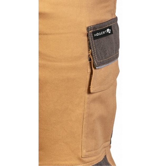 HOEGERT Брюки робочі EDGAR II бежеві, фото , зображення 5 | SNABZHENIE.com.ua