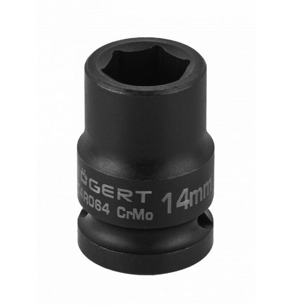 Ударная торцевая головка 1/2", 14 мм, CrMo HOEGERT HT4R064, фото  | SNABZHENIE.com.ua