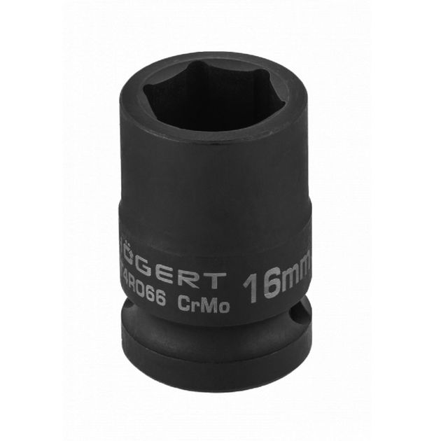 Головка ударная 1/2", 16 мм, CrMo, HOEGERT HT4R066, фото  | SNABZHENIE.com.ua