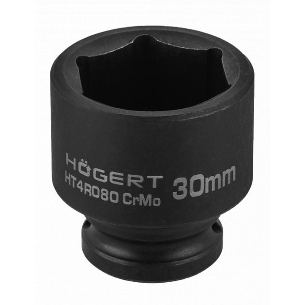 Головка торцева ударна шестигранна 1/2", 30 мм, CrMo HOEGERT HT4R080, фото  | SNABZHENIE.com.ua