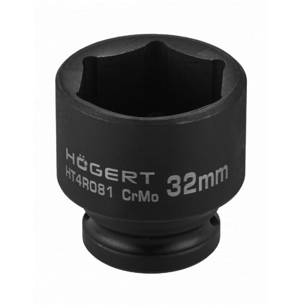 Головка торцевая ударная 1/2", 32 мм, CrMo, HOEGERT HT4R081, фото  | SNABZHENIE.com.ua