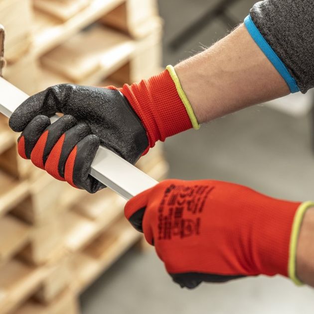 Перчатки робочі HOEGERT RODER з вспіненим латексом, 12 пар, фото , зображення 2 | SNABZHENIE.com.ua Перчатки робочі HOEGERT RODER з вспіненим латексом, 12 пар, фото , зображення 2 | SNABZHENIE.com.ua