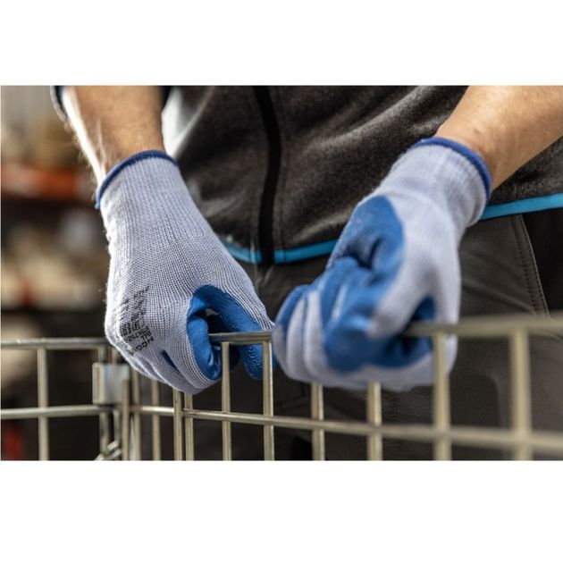 Перчатки рабочие HOEGERT DILL с латексным покрытием, фото , изображение 2 | SNABZHENIE.com.ua